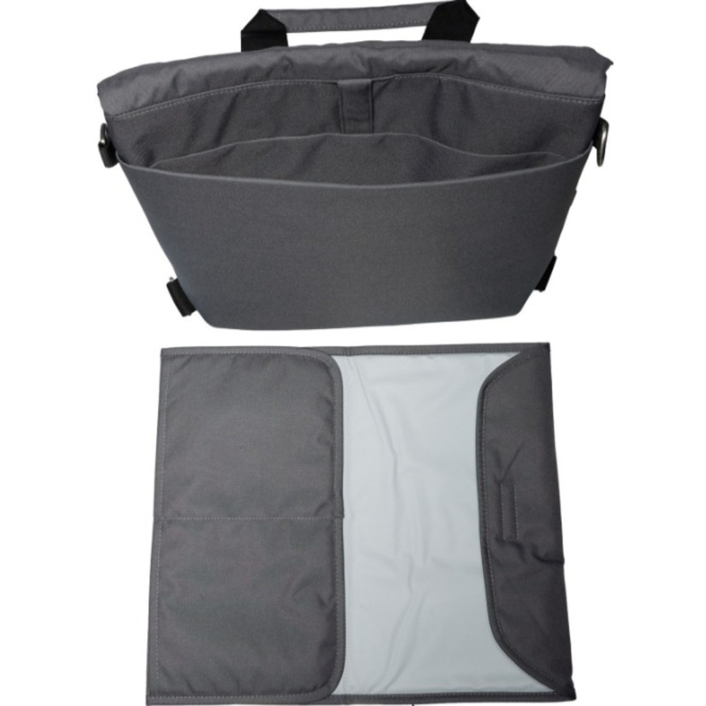 Thule Sleek Baby Changing Bag 17"x13"x5"‎ w/ Mat & Stroller Strap – Gray - Picture 9 of 10